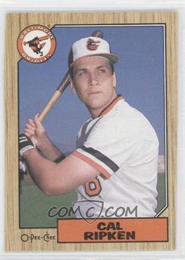 1987 O-Pee-Chee - [Base] #312 - Cal Ripken Jr.