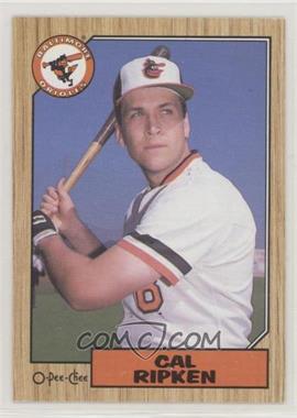 1987 O-Pee-Chee - [Base] #312 - Cal Ripken Jr.