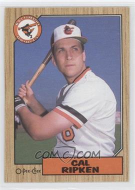 1987 O-Pee-Chee - [Base] #312 - Cal Ripken Jr.