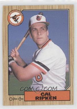 1987 O-Pee-Chee - [Base] #312 - Cal Ripken Jr.