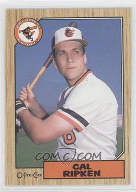 1987 O-Pee-Chee - [Base] #312 - Cal Ripken Jr.