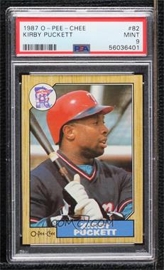 1987 O-Pee-Chee - [Base] #82 - Kirby Puckett [PSA 9 MINT]