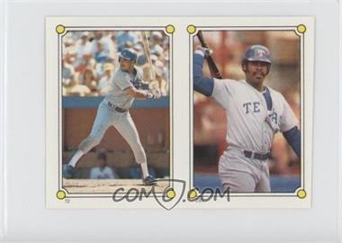 1987 O-Pee-Chee Album Stickers - [Base] #235-72 - Gary Ward, Franklin Stubbs