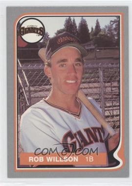 1987 Pacific Cramer Everett Giants - [Base] #22 - Robert Willson