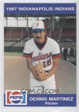 1987 Pepsi Indianapolis Indians - [Base] #31 - Dennis Martinez