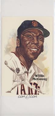 1987 Perez-Steele Hall of Fame Art Postcards - Ninth Series #196 - Willie McCovey /10000 [Noted]
