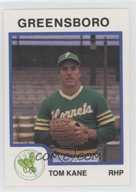 1987 ProCards Minor League - [Base] #1705 - Tom Kane (Curt Schilling Back)