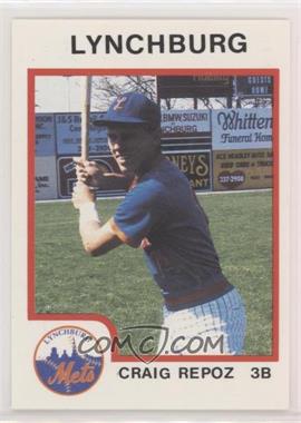 1987 ProCards Minor League - [Base] #2163 - Craig Repoz