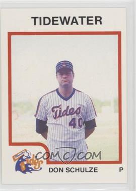 1987 ProCards Minor League - [Base] #2496 - Don Schulze