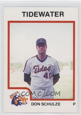 1987 ProCards Minor League - [Base] #2496 - Don Schulze