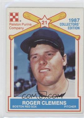 1987 Ralston Purina Collector's Edition - Food Issue [Base] #10 - Roger Clemens