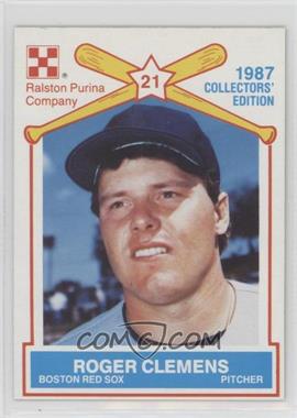 1987 Ralston Purina Collector's Edition - Food Issue [Base] #10 - Roger Clemens