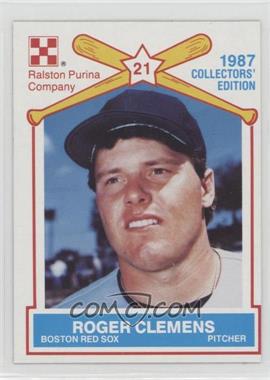 1987 Ralston Purina Collector's Edition - Food Issue [Base] #10 - Roger Clemens