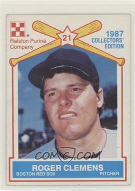 1987 Ralston Purina Collector's Edition - Food Issue [Base] #10 - Roger Clemens