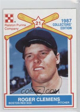 1987 Ralston Purina Collector's Edition - Food Issue [Base] #10 - Roger Clemens