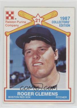 1987 Ralston Purina Collector's Edition - Food Issue [Base] #10 - Roger Clemens