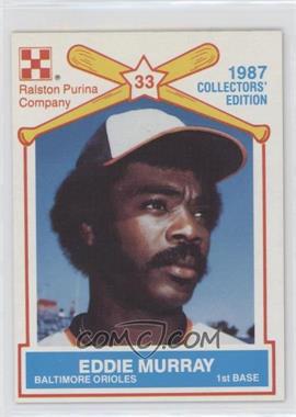 1987 Ralston Purina Collector's Edition - Food Issue [Base] #8 - Eddie Murray