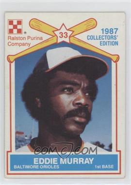 1987 Ralston Purina Collector's Edition - Food Issue [Base] #8 - Eddie Murray