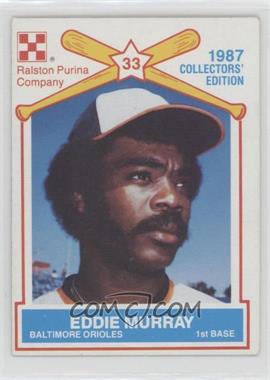 1987 Ralston Purina Collector's Edition - Food Issue [Base] #8 - Eddie Murray