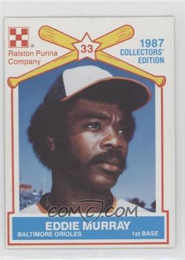 1987 Ralston Purina Collector's Edition - Food Issue [Base] #8 - Eddie Murray