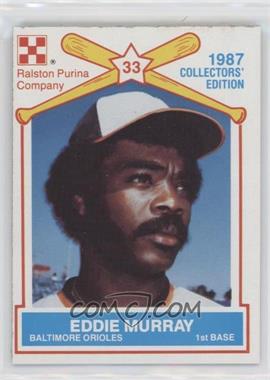 1987 Ralston Purina Collector's Edition - Food Issue [Base] #8 - Eddie Murray [EX to NM]