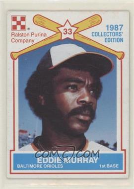 1987 Ralston Purina Collector's Edition - Food Issue [Base] #8 - Eddie Murray