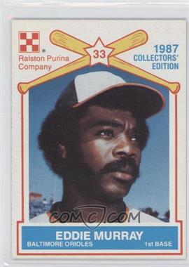 1987 Ralston Purina Collector's Edition - Food Issue [Base] #8 - Eddie Murray