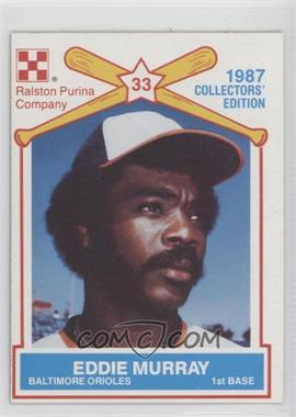 1987 Ralston Purina Collector's Edition - Food Issue [Base] #8 - Eddie Murray