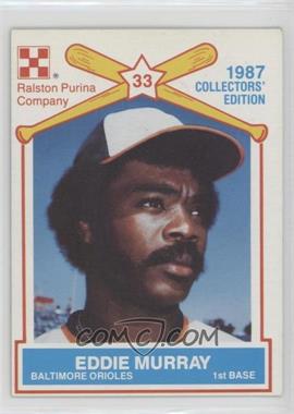 1987 Ralston Purina Collector's Edition - Food Issue [Base] #8 - Eddie Murray