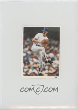 1987 Red Foley's Best Baseball Book Ever Stickers - [Base] #54 - Ron Guidry