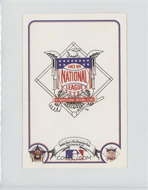 1987 Smokey Bear's Fire Prevention Team - National League #15 - National League Logo