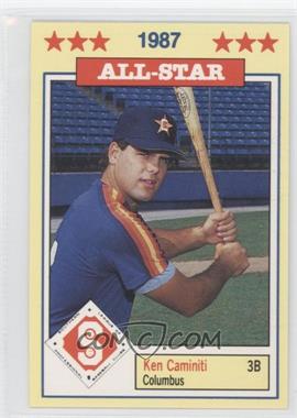 1987 Southern League All-Stars - [Base] #10 - Ken Caminiti