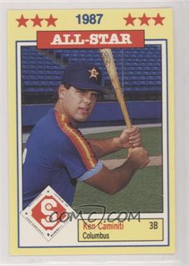 1987 Southern League All-Stars - [Base] #10 - Ken Caminiti