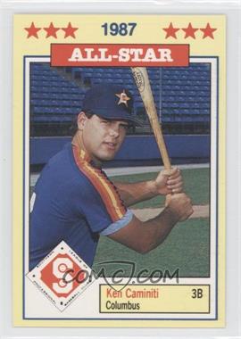 1987 Southern League All-Stars - [Base] #10 - Ken Caminiti