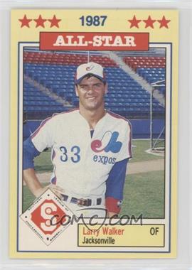 1987 Southern League All-Stars - [Base] #8 - Larry Walker