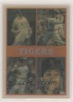 Detroit Tigers Team, Lou Whitaker, Dan Petry, Alan Trammell, Darnell Coles, Dar…