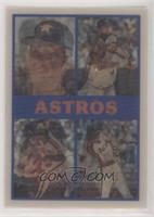 Houston Astros Team, Glenn Davis, Bob Knepper, Kevin Bass, Mike Scott, Charlie …