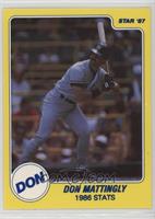 Don Mattingly (1986 Stats)