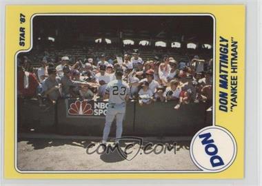 1987 Star Don Mattingly - Yellow #_NoN - Don Mattingly ("Yankee Hitman")