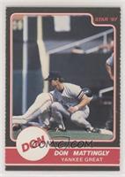 Don Mattingly (Yankee Great Puzzle Back applying tag)