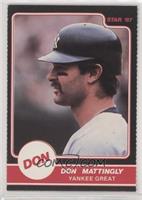 Don Mattingly (Yankee Great Puzzle Back close-up profile in batting helmet)