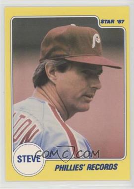 1987 Star Steve Carlton Living Legend - [Base] #10 - Steve Carlton (Phillies' Records)