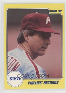 1987 Star Steve Carlton Living Legend - [Base] #10 - Steve Carlton (Phillies' Records)