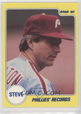 1987 Star Steve Carlton Living Legend - [Base] #10 - Steve Carlton (Phillies' Records)