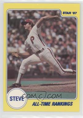 1987 Star Steve Carlton Living Legend - [Base] #9 - Steve Carlton (All-Time Rankings)