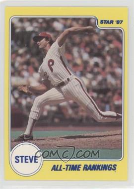 1987 Star Steve Carlton Living Legend - [Base] #9 - Steve Carlton (All-Time Rankings)