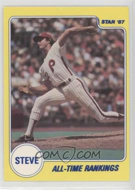 1987 Star Steve Carlton Living Legend - [Base] #9 - Steve Carlton (All-Time Rankings)