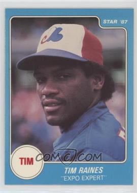 1987 Star Tim Raines Expo Expert - [Base] #1 - Tim Raines Expo Expert/Checklist