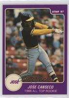 Jose Canseco 1986 AL Top Rookie