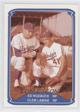 1987 TCMA Baseball's Greatest Teams 1955 Brooklyn Dodgers - [Base] #8-1955 - Clem Labine, Ed Roebuck